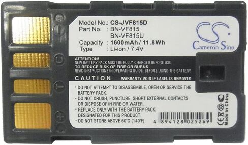 VINTRONS Replacement Battery for JVC GZ-MG155US, GR-D796, GZ-MG330RUS, GZ-MG134EX in Saudi Arabia