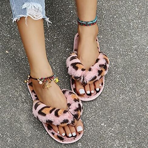 Women's Flip Flop House Slippers Comfort Slip-On Soft Warm Bedroom Spa Indoor Slippers in Saudi Arabia