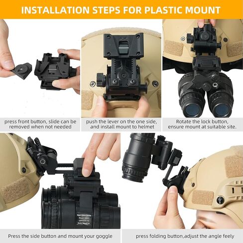 حامل للرؤية الليلية، حامل NVG لـ PVS15/PVS18 GPNVG18، قابل للتعديل L4G24 NVG Mount خوذة تكتيكية للرؤية الليلية، دعامة تثبيت على حامل كوسبلاي in Saudi Arabia