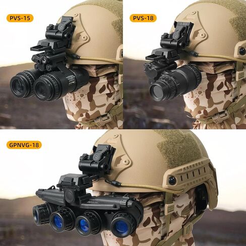 حامل للرؤية الليلية، حامل NVG لـ PVS15/PVS18 GPNVG18، قابل للتعديل L4G24 NVG Mount خوذة تكتيكية للرؤية الليلية، دعامة تثبيت على حامل كوسبلاي in Saudi Arabia