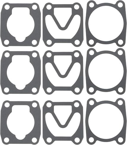 3 Sets Air Compressor Valve Plate Gaskets Cylinder Head Base Washers for Air Compressor, Hole Spacing 48 * 62mm in Saudi Arabia