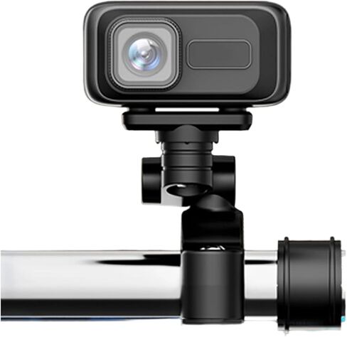 Motorcycle Dash Cam for BMW Motorrad C 400 GT, 32GB Memory, 140° Wide-Angle Lens Driving Recorder with HD Night Vision, USB Powered Motorcycle Camera, Mirror Base Style in Saudi Arabia