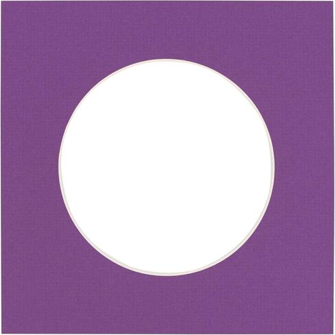 قطع مشطوفة مقاس 14 × 14 لصور مقاس 10 × 10 - فتحة لوحة حصيرة صور على شكل دائرة زرقاء بريتاني مقطوعة مسبقًا - غير لامعة خالية من الأحماض لحماية صورك - قطع مشطوفة للصور العائلية، حزمة من لوحة واحدة in Saudi Arabia