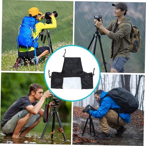Artibetter Camera Rain Cover for DSLR Mirrorless Cameras Protective Raincoat Shield Against Rain Snow Sand and Dirt Suitable for Outdoor Photography in Harsh Weather Conditions in Saudi Arabia