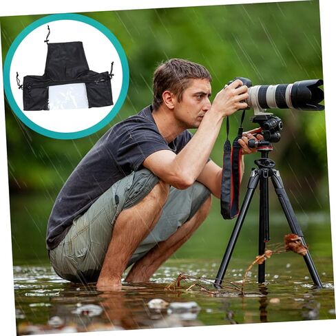 Artibetter Camera Rain Cover for DSLR Mirrorless Cameras Protective Raincoat Shield Against Rain Snow Sand and Dirt Suitable for Outdoor Photography in Harsh Weather Conditions in Saudi Arabia