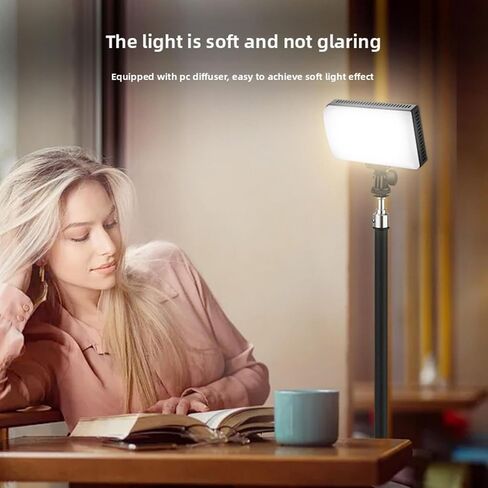 مصباح كاميرا Bewinner LED، أضواء فيديو RGB بالألوان الكاملة 15 وات للتصوير الفوتوغرافي، 20 تأثيرًا، 2600 مللي أمبير قابلة لإعادة الشحن، مصباح لوحة قابل للتعتيم 1800-9000 كلفن لمؤتمر فيديو Vlog in Saudi Arabia
