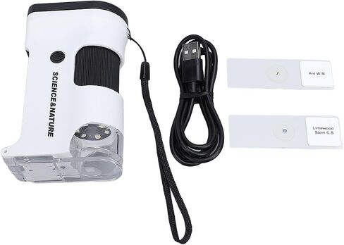 Dpofirs Adjustable Stage Portable Digital Microscope, 2.0 Inch 800X HD 1080P High Definition Handheld Microscope for Kids in Saudi Arabia