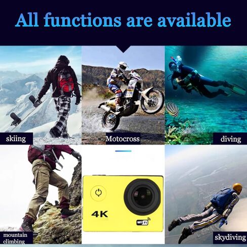 Motorcycle Helmet Dash Cam for Shark Evo-One 2 2017 2018 2019 2020 2021, Helmet Camera for Motorbike, Water-Resistant Action Camera with Loop Recording, WiFi, Wide Angle, Night Vision in Saudi Arabia