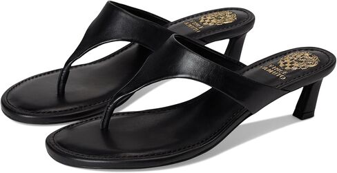 صندل Vince Camuto نسائي بكعب Lina Thong بكعب صغير، أسود، 5.5 in Kuwait