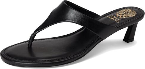 صندل Vince Camuto نسائي بكعب Lina Thong بكعب صغير، أسود، 5.5 in Kuwait