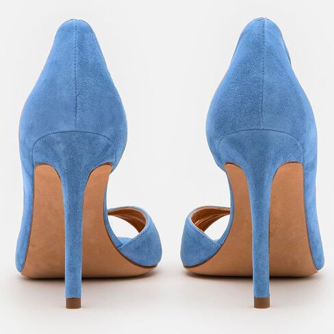 LEHOOR النساء زقزقة اصبع القدم Stiletto الكعب العالي عبر حزام D'Orsay صندل الكعوب الانزلاق على الرجعية 3.5 بوصة Stiletto كعب مضخات مفتوحة اصبع القدم الجانب قطع الصنادل ماتي مثير مكتب الزفاف أنيقة 4-13 M US in Kuwait