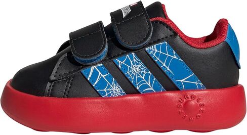 حذاء رياضي Marvel Grand Court مزود بخطاف وحلقة من Adidas Baby-Boy in Kuwait