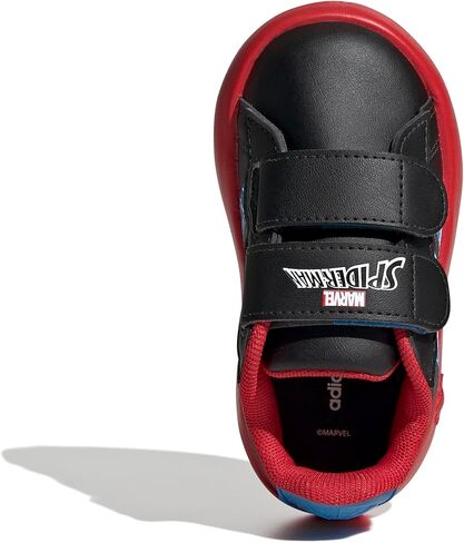 حذاء رياضي Marvel Grand Court مزود بخطاف وحلقة من Adidas Baby-Boy in Kuwait