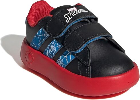 حذاء رياضي Marvel Grand Court مزود بخطاف وحلقة من Adidas Baby-Boy in Kuwait