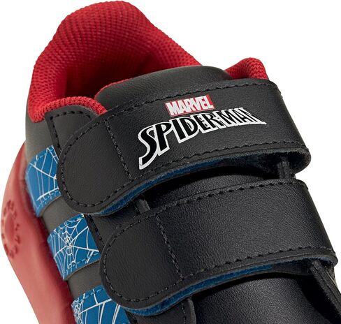 حذاء رياضي Marvel Grand Court مزود بخطاف وحلقة من Adidas Baby-Boy in Kuwait