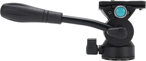 Dpofirs Hydraulic Ball Head Aluminum Alloy Camera Panoramic Tripod Fluid Head - 5kg Load Capacity for Professional Videographers in Saudi Arabia