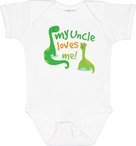 inktastic My Uncle Loves Me Baby Bodysuit in Saudi Arabia