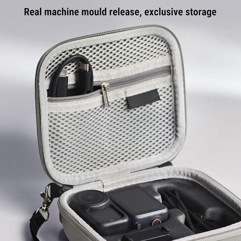Gugxiom Protective Carrying Case for Nano and Accessories, Portable PU Leather Storage Bag Travel Case with Hand Strap in Saudi Arabia