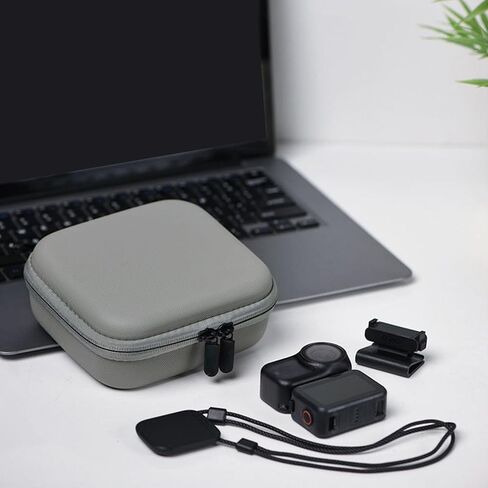 Gugxiom Protective Carrying Case for Nano and Accessories, Portable PU Leather Storage Bag Travel Case with Hand Strap in Saudi Arabia