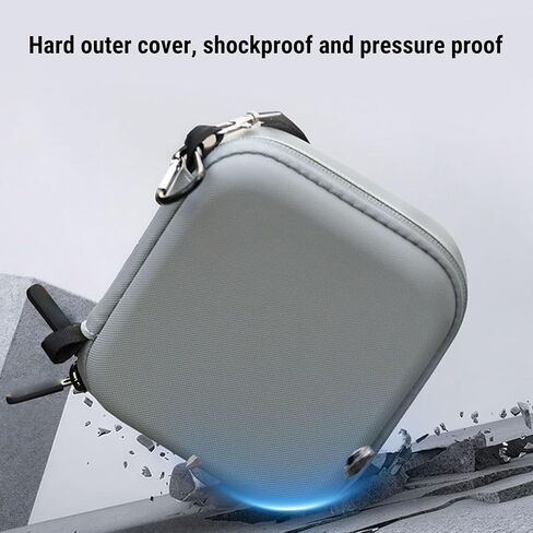 Gugxiom Protective Carrying Case for Nano and Accessories, Portable PU Leather Storage Bag Travel Case with Hand Strap in Saudi Arabia