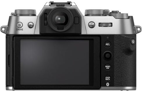 كاميرا Fujifilm X-T50 بدون مرآة مع عدسة 15-45 ملم f/3.5-5.6 باللون الفضي (16828868) تتضمن الحزمة: 2X 128 جيجابايت بطاقة ذاكرة، 2X بطارية قابلة للشحن، شاحن بطارية، طقم فلتر، حامل ثلاثي القوائم، حافظة، والمزيد in Saudi Arabia