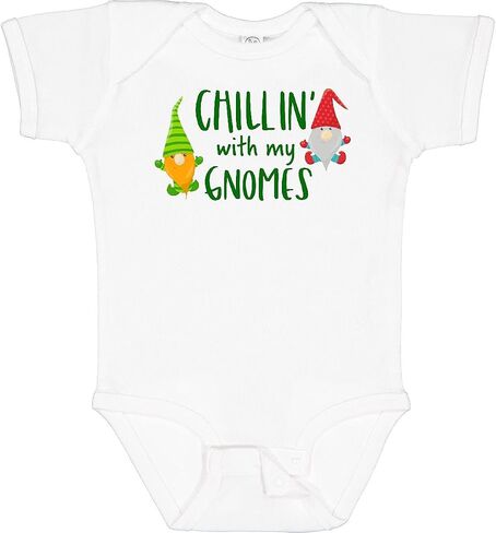 inktastic Chillin' with My Gnomes Baby Bodysuit in Saudi Arabia