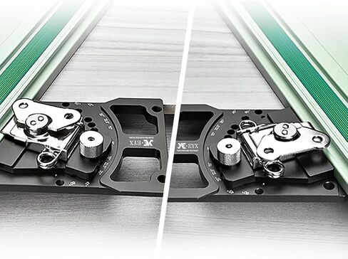 Adjustable Angle Track Saw Square with -60° to 60° Quick Positive Stop,Guide Rail,Protractor,90 Degree Right Rail Guide Compatible with Festool and Makita in Saudi Arabia