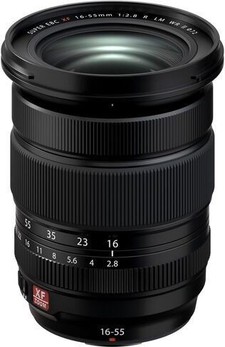 عدسة FUJIFILM XF مقاس 16-55 مم f/2.8 R LM WR II + مجموعة مرشحات احترافية مكونة من 3 قطع، 72 مم UV/CPL/F + مجموعة تنظيف + بطاقة SanDisk SecureDigital Extreme PRO سعة 64 جيجابايت SDXC UHS-I C10,U3,V30 بسرعة 200 ميجابايت/ثانية + حافظة عدسة in Kuwait