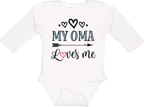 إنكتاستيك My Oma Loves Me Grandchild زاحف بأكمام طويلة in Kuwait