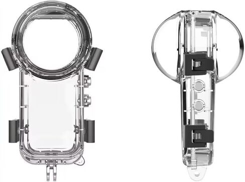 Full Stealth Dive Case for Insta360 X5 Protective 60M Waterproof High Activity Silicone Stainless Steel Housing,Anti-Bump,Scratch-Resistant,Wear-Proof and Anti-Fog Without Blind Spot in Saudi Arabia