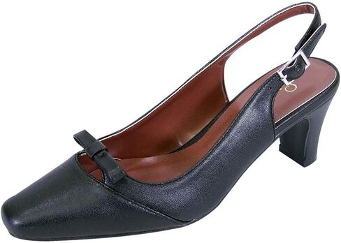 Peerage Jodie Women's Wide Width Bow Accented Dress Slingback Pumps in Saudi Arabia