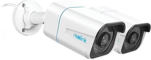 REOLINK 4K Security Camera System, 8pcs H.265 4K PoE Security Cameras Wired with Person Vehicle Detection, 8MP/4K 16CH NVR with 4TB HDD Bundle with 4X 810A and 4X 820A in Saudi Arabia