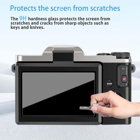 [3 Pack] Screen Protector for AUREAPIX DC103, HD Tempered Glass,9h Hardness,Scratch,Anti-Fingerprin,Tempered Glass Film Guard for AUREAPIX DC103 Camera in Saudi Arabia