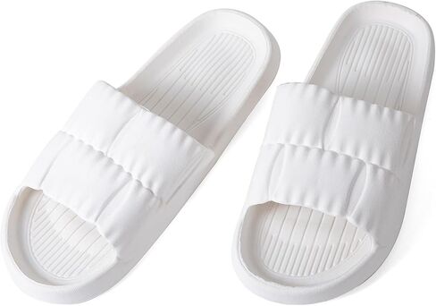 Cloud Slippers, Pillow Slippers Super Soft, Thick Sole Slides for Women with Cushioned Thick Anti-Skid Sole in Saudi Arabia