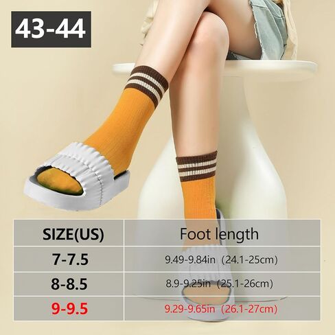 Cloud Slippers, Pillow Slippers Super Soft, Thick Sole Slides for Women with Cushioned Thick Anti-Skid Sole in Saudi Arabia