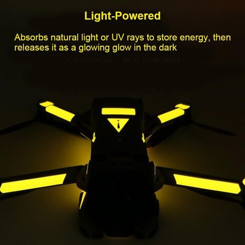 Personalized Glowing Decorative Sticker Kit for DJI Mini 5 Pro Drone Protective Waterproof Anti-Scratch Wear-resistance UV-resistance Skin Film Decal DIY Accessories (Glowing Pink) in Saudi Arabia