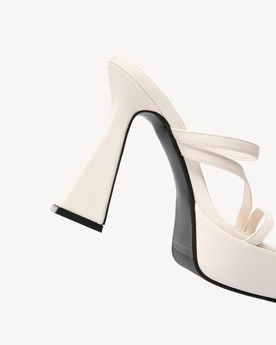 NEWBELLA Women's Platform High Heel Sandals - Fashionable Summer Sandals with Comfortable Cushion, Cone Heel Open Toe Dressy Shoes for Women in Saudi Arabia