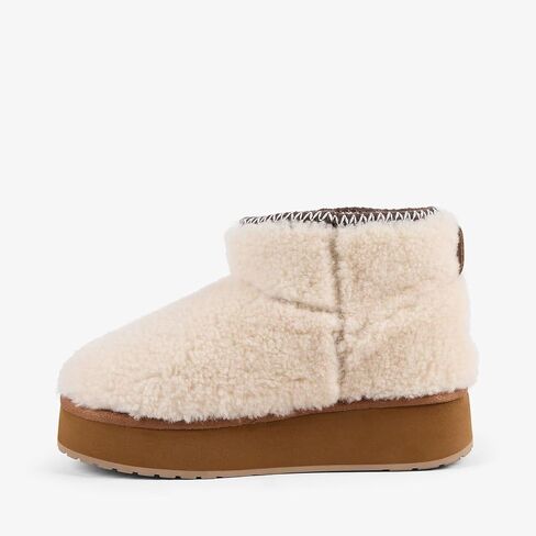EMU Australia - Stinger Micro Flatform Teddy Womens Boot in Kuwait