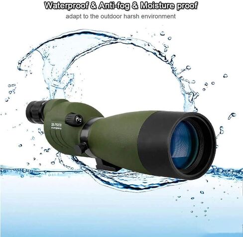 Telescopes for Adults Astronomy, High Power 25-75X70 Telescope Zoom Scope Dv17 BAK4 Prism Lens Coating Monocular Waterproof Outdoor Optical Mirror, Used for Shooting, Archery, Bird Watching in Saudi Arabia