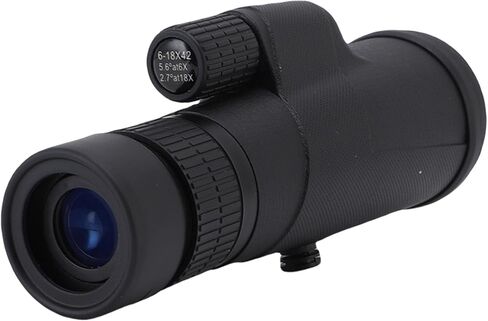 تلسكوب أحادي العين كينسو 6-18x42 مع منشور Bk7 وعدسة متعددة الطبقات، لمشاهدة الطيور والسفر والمناسبات الخارجية in Kuwait