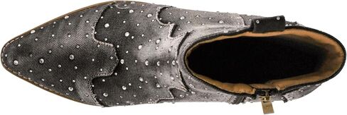 Corkys Footwear Hey Girl Womens Front Row 2.5-Inch Heeled Bootie - Featuring A Padded Insole For All Day Wear, AB Rhinestones On The Upper, And Western Look in Saudi Arabia