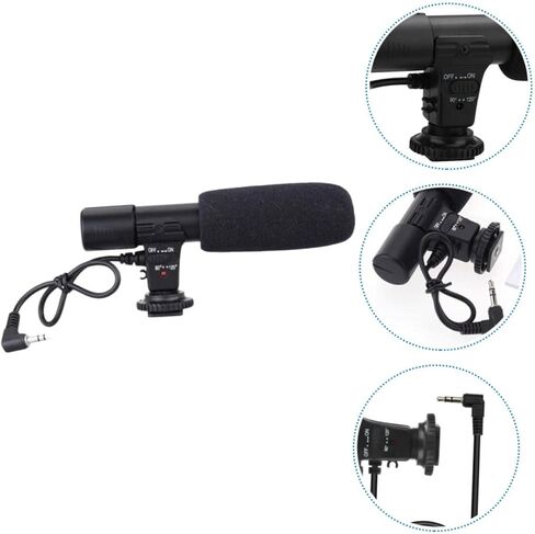 ARTIBETTER Wide Compatibility Microphone for Filmmaking Interview Microphone for Camera Long Pickup Distance High Definition Audio Recording in Saudi Arabia