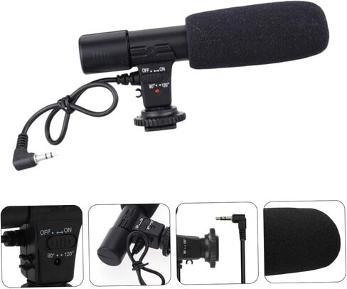 ARTIBETTER Wide Compatibility Microphone for Filmmaking Interview Microphone for Camera Long Pickup Distance High Definition Audio Recording in Saudi Arabia