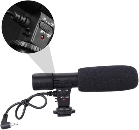ARTIBETTER Wide Compatibility Microphone for Filmmaking Interview Microphone for Camera Long Pickup Distance High Definition Audio Recording in Saudi Arabia