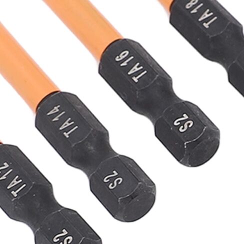 10 Pcs Triangular Screwdriver Bit Set 50mm Length 1/4 Inch Hex Shank Magnetic Triangular Drill Bit in Saudi Arabia