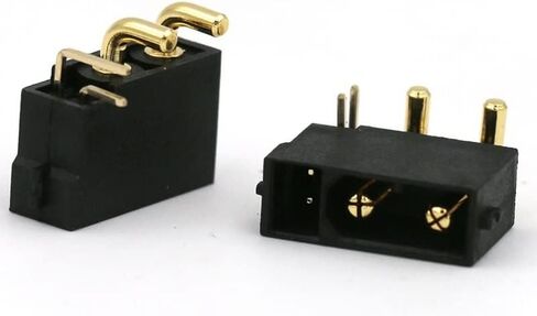 قطع غيار طائرات الهليكوبتر RC لـ Amass XT30(2+2) XT30PW(2+2) 5 / 10 / 20 زوجًا من قابس ذكر أنثى مطلي بالذهب مع دبوس إشارة لطائرة RC بدون طيار وقارب سيارة وإكسسوارات قابلة للاستبدال (اللون: 20 زوجًا) in Saudi Arabia