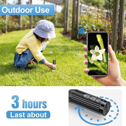 مجهر رقمي Asixxsix، 1080P HD 8 أضواء LED تكبير 50X إلى 1000X مجهر رقمي لاسلكي USB محمول مع حامل قابل للتعديل، للهاتف اللوحي in Kuwait