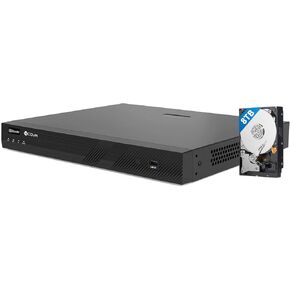 4COVR 4K 32 قناة H.265 مسجل فيديو شبكي مع محرك أقراص ثابتة سعة 8 تيرابايت للأغراض التجارية، يعمل NVR مع كاميرات IP PoE 12MP/4MP/5MP/6MP/8MP، ومنفذي SATA يصل إلى 16 تيرابايت، والوصول عن بعد 24/7 تسجيل، LY-NVR32-8T in Kuwait