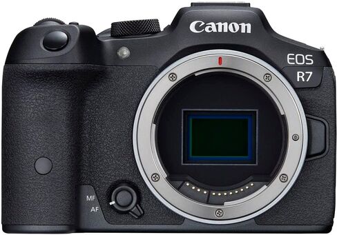 Canon EOS R7 Mirrorless Camera | 32.5MP APS-C Sensor, 4K 60p Video, Fast Autofocus, in-Body Stabilization for Wildlife & Sports Photography | Includes RF 75-300mm Lens, EF-EOS R Adapter, Tripod Grip in Saudi Arabia