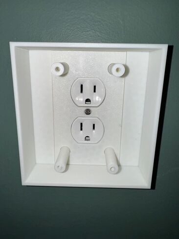 Electrical Outlet Wall Mount for Ring Alarm Keypad - 3D Printed (Keypad Not Included) in Saudi Arabia